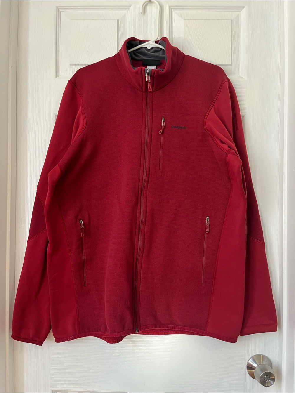 Patagonia Piton Hybrid Fleece Jacket Men's XXL Red